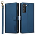 For Samsung Galaxy S22+ 5G LC.IMEEKE L2 Series Detachable Magsafe PU Phone Case with Lanyard(Blue) - Galaxy S22+ 5G Cases by LC.IMEEKE | Online Shopping South Africa | PMC TechLife | Buy Now Pay Later Mobicred
