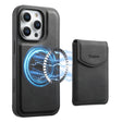 For iPhone 16 Pro Denior D19 Skin Feel MagSafe Detachable Card Slot Phone Case(Black) - iPhone 16 Pro Cases by Denior | Online Shopping South Africa | PMC TechLife | Buy Now Pay Later Mobicred