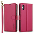 For iPhone X / XS LC.IMEEKE L2 Series Detachable Magsafe PU Phone Case with Lanyard(Red) - More iPhone Cases by LC.IMEEKE | Online Shopping South Africa | PMC TechLife | Buy Now Pay Later Mobicred