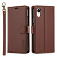 For iPhone XR LC.IMEEKE L2 Series Detachable Magsafe PU Phone Case with Lanyard(Brown) - More iPhone Cases by LC.IMEEKE | Online Shopping South Africa | PMC TechLife | Buy Now Pay Later Mobicred