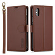 For iPhone XS Max LC.IMEEKE L2 Series Detachable Magsafe PU Phone Case with Lanyard(Brown) - More iPhone Cases by LC.IMEEKE | Online Shopping South Africa | PMC TechLife | Buy Now Pay Later Mobicred