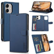 For iPhone 11 LC.IMEEKE L2 Series Detachable Magsafe PU Phone Case with Lanyard(Blue) - iPhone 11 Cases by LC.IMEEKE | Online Shopping South Africa | PMC TechLife | Buy Now Pay Later Mobicred