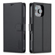 For iPhone 16 Pro Max LC.IMEEKE L2 Series Detachable Magsafe PU Phone Case with Lanyard(Black) - iPhone 16 Pro Max Cases by LC.IMEEKE | Online Shopping South Africa | PMC TechLife | Buy Now Pay Later Mobicred