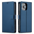 For iPhone 16 Pro Max LC.IMEEKE L2 Series Detachable Magsafe PU Phone Case with Lanyard(Blue) - iPhone 16 Pro Max Cases by LC.IMEEKE | Online Shopping South Africa | PMC TechLife | Buy Now Pay Later Mobicred