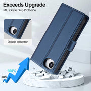 For iPhone 16e LC.IMEEKE L2 Series Detachable Magsafe PU Phone Case with Lanyard(Blue)