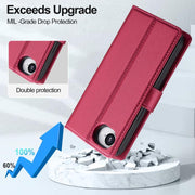 For iPhone 16e LC.IMEEKE L2 Series Detachable Magsafe PU Phone Case with Lanyard(Red)