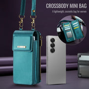 For Samsung Z Fold Series CaseMe Me50 Mini Lanyard Universal Bag(Green)