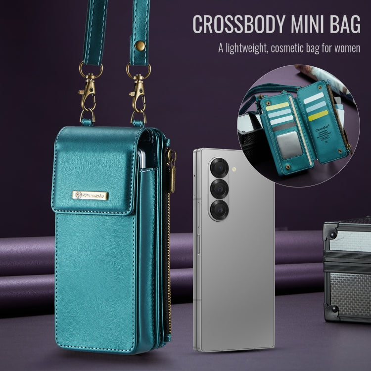 For Samsung Z Fold Series CaseMe Me50 Mini Lanyard Universal Bag(Green)