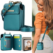 For Motorola Razr Series CaseMe Me50 Mini Lanyard Universal Bag(Green)