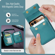 For Motorola Razr Series CaseMe Me50 Mini Lanyard Universal Bag(Green)