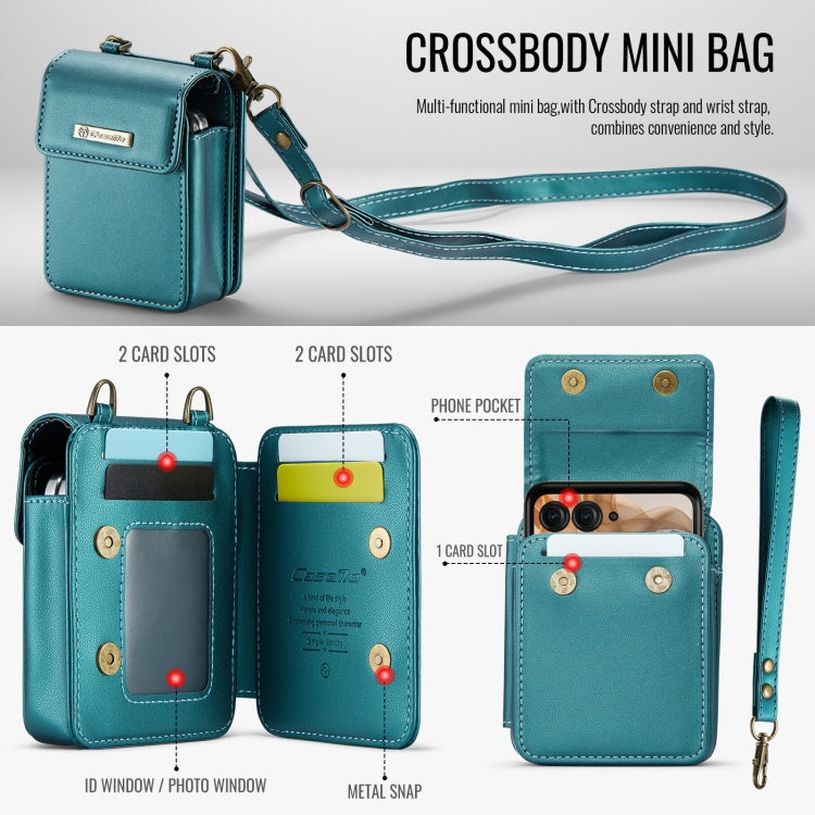 For Motorola Razr Series CaseMe Me50 Mini Lanyard Universal Bag(Green)