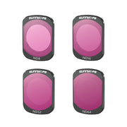 For DJI Osmo Pocket 3 Sunnylife Camera Lens Magnetic Metal Filter, No Impact On Gimbal Reset, Filter:4 in 1 ND8-64