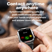 G45 2.01 inch Screen Silicone Strap 10m Water-resistant Smart Watch, Support Flashlight / Bluetooth Call / HRV(Black)