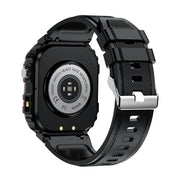 G45 2.01 inch Screen Silicone Strap 10m Water-resistant Smart Watch, Support Flashlight / Bluetooth Call / HRV(Black)