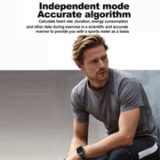 G45 2.01 inch Screen Silicone Strap 10m Water-resistant Smart Watch, Support Flashlight / Bluetooth Call / HRV(Black)