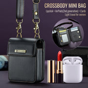 CaseMe Me50 Mini Universal Bag for Apple and Samsung Headphones + Lipstick(Black)