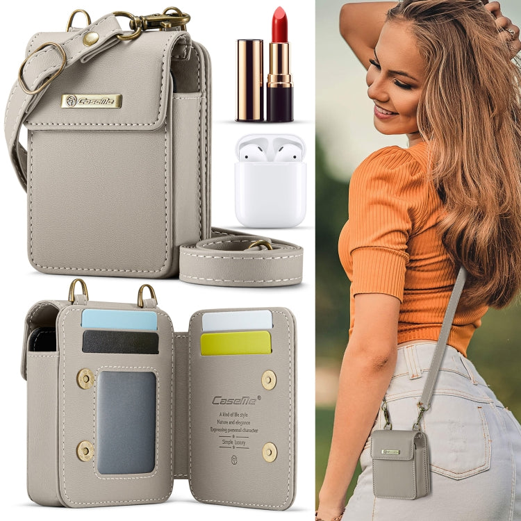 CaseMe Me50 Mini Universal Bag for Apple and Samsung Headphones + Lipstick(Khaki)