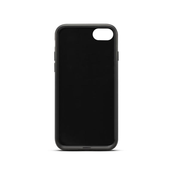 For iPhone 16e Denior D08 PU Single Card Slot Holder Phone Case(Blue)
