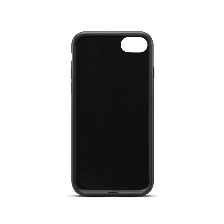 For iPhone 16e Denior D08 PU Single Card Slot Holder Phone Case(Blue)