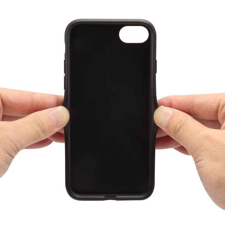 For iPhone 16e Denior D09 PU Dual Card Slot Back Cover Phone Case(Black)