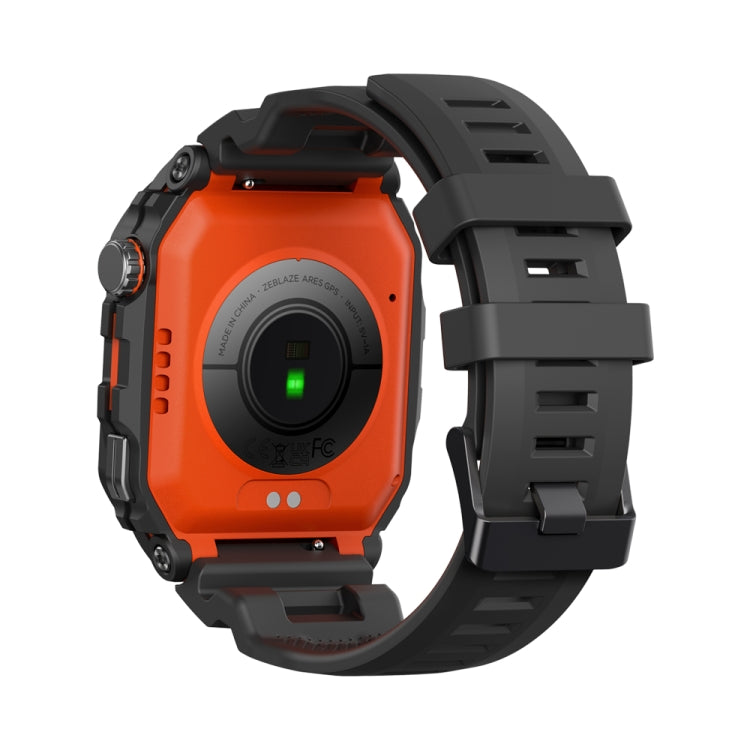Zeblaze Ares GPS Rugged GPS Smart Watch, Support Heart Rate / Pulse Ox Blood Oxygen(Lava Black)
