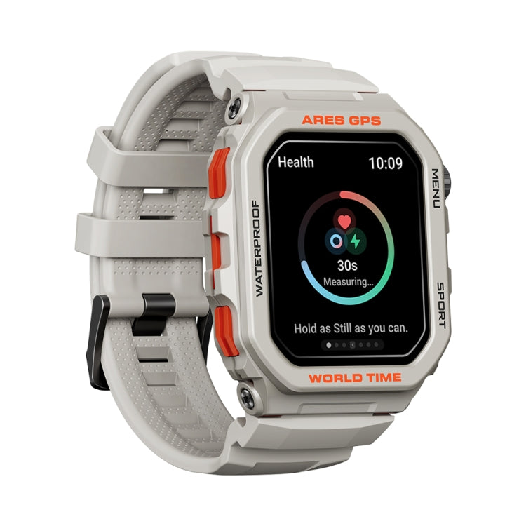 Zeblaze Ares GPS Rugged GPS Smart Watch, Support Heart Rate / Pulse Ox Blood Oxygen(Moon White)
