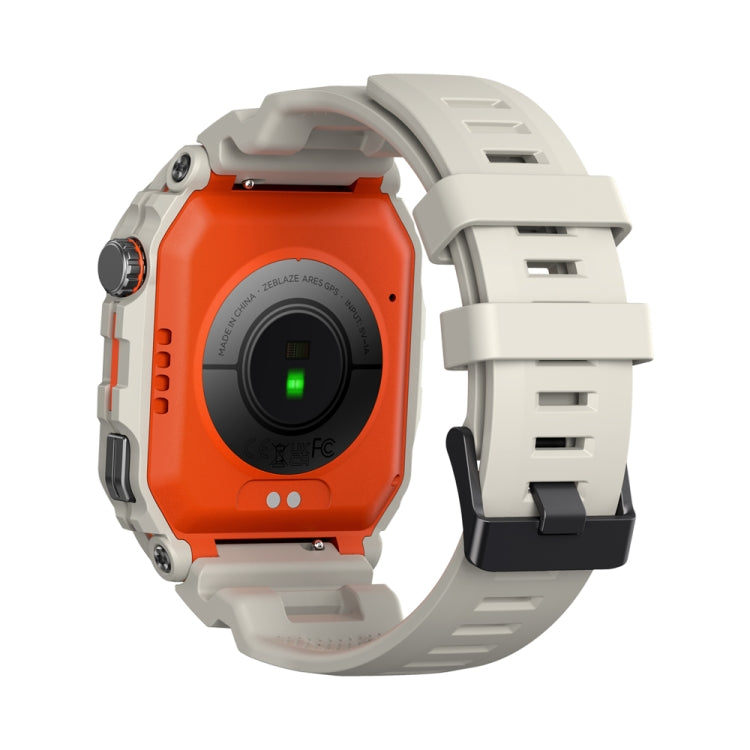 Zeblaze Ares GPS Rugged GPS Smart Watch, Support Heart Rate / Pulse Ox Blood Oxygen(Moon White)