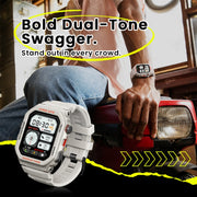 Zeblaze Ares GPS Rugged GPS Smart Watch, Support Heart Rate / Pulse Ox Blood Oxygen(Lava Black)