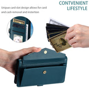 For Samsung Galaxy S25+ 5G Wallet Multi-card Slot Leather Phone Case with Lanyard(Green)