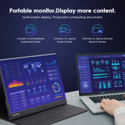 GXMO G156FC 15.6 inch 1920x1080P IPS Screen Portable Monitor(Black)