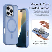 For iPhone 16 Pro DUX DUCIS Lawa Series 2 in 1 Wallet Zipper Detachable MagSafe Phone Case with Lanyard(Light Blue)