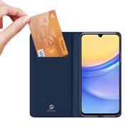 For Samsung Galaxy A16 5G DUX DUCIS Skin Pro Series Flip Leather Phone Case(Blue)