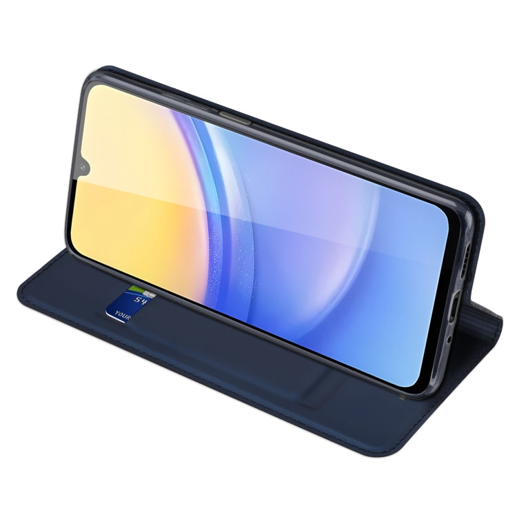 For Samsung Galaxy A16 5G DUX DUCIS Skin Pro Series Flip Leather Phone Case(Blue)