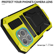 For iPhone 16 Pro R-JUST Life Water-resistant Dustproof Shockproof Phone Case(Yellow)