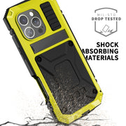 For iPhone 16 Pro R-JUST Life Water-resistant Dustproof Shockproof Phone Case(Yellow)