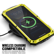 For iPhone 16 Plus R-JUST Life Water-resistant Dustproof Shockproof Phone Case(Yellow)