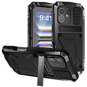 For iPhone 16 R-JUST Life Water-resistant Dustproof Shockproof Phone Case(Black)