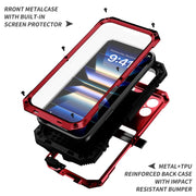 For iPhone 16 R-JUST Life Water-resistant Dustproof Shockproof Phone Case(Red)