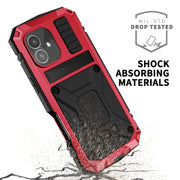 For iPhone 16 R-JUST Life Water-resistant Dustproof Shockproof Phone Case(Red)