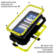 For iPhone 16 R-JUST Life Water-resistant Dustproof Shockproof Phone Case(Yellow)