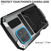 For iPhone 16 R-JUST Life Water-resistant Dustproof Shockproof Phone Case(Silver)