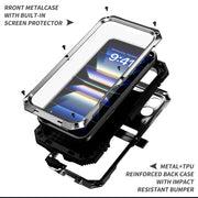 For iPhone 16 R-JUST Life Water-resistant Dustproof Shockproof Phone Case(Silver)