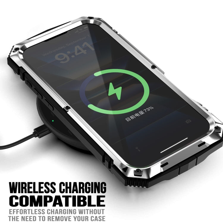 For iPhone 16 R-JUST Life Water-resistant Dustproof Shockproof Phone Case(Silver)