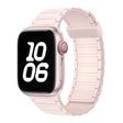 For Apple Watch Series 7 41mm Tri-beads Magnetic Hoop Silicone Watch Band(Bright Pink) - free shipping - PMc TechLife - Order now!