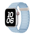 For Apple Watch Series 7 45mm Tri-beads Magnetic Hoop Silicone Watch Band(Baby Blue) - free shipping - PMc TechLife - Order now!