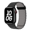 For Apple Watch SE 40mm Tri-beads Magnetic Hoop Silicone Watch Band(Black Grey) - free shipping - PMc TechLife - Order now!