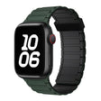 For Apple Watch SE 40mm Tri-beads Magnetic Hoop Silicone Watch Band(Deep Green Black) - free shipping - PMc TechLife - Order now!