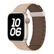 For Apple Watch SE 44mm Tri-beads Magnetic Hoop Silicone Watch Band(Milk Tea Chocolate) - free shipping - PMc TechLife - Order now!