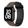 For Apple Watch SE 44mm Tri-beads Magnetic Hoop Silicone Watch Band(Chocolate Black) - free shipping - PMc TechLife - Order now!