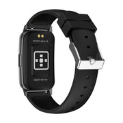 CY22 1.47 inch Silicone Strap IP67 Water-resistant Smart Watch, Support Heart Rate / Blood Pressure(Black)